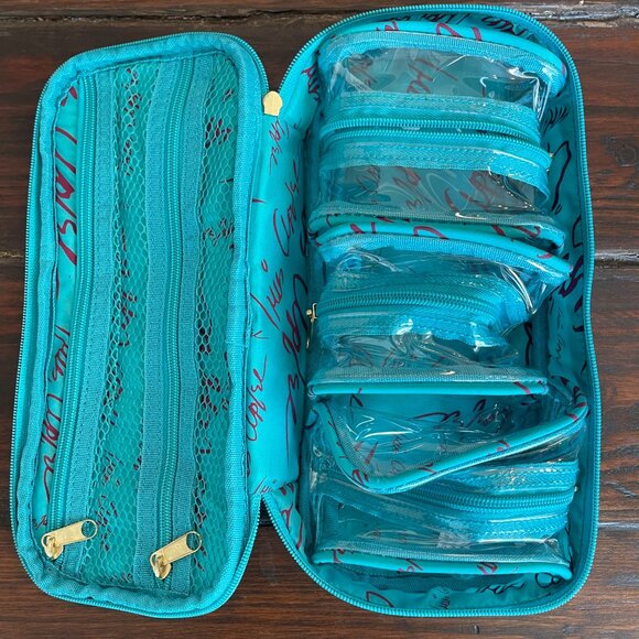 Iris Apfel Rara Avis Tote Travel Luggage 8 Pc Set Bags - Picture 13 of 13